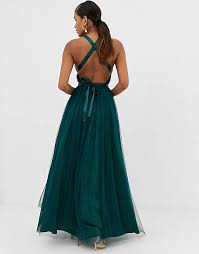 Può capitare dopo un acquisto su asos di non ricevere subito un'email con il link di tracciamento. Asos Design Premium Vestito Lungo Da Cerimonia In Tulle Con Nastri Asos