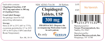 Buy Clopidogrel Clopidogrel 75 Mg 1 Vensun Pharmaceuticals Inc