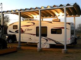 Custom Steel Rv Carport Rv Carports Rv Garage Rv Storage