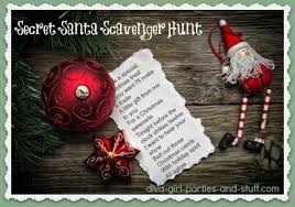 Christmas scavenger hunt clue cards / christmas treasure hunt clues / christmas gnomes / santa gnomes indoors scavenger hunt for kids. Christmas Scavenger Hunts