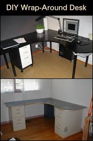 We moved a few months ago and i had friends in town who wanted to see the place. Diy Wrap Around Desk Your Projects Obn Diy Wrap Desk Home