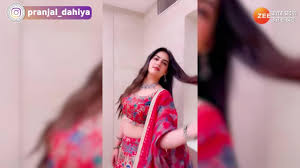 Pranjal Dahiya: प्रांजल दहिया का नया वीडियो हुआ वायरल, लाल लहंगा में दे रही  जबरदस्त लुक