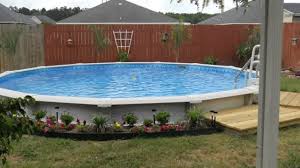 Above Ground Pool Landscape Design Ideas Youtube