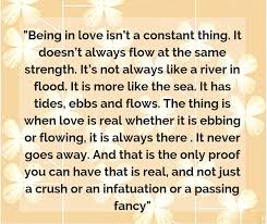 One way love can exist (as in unrequited love) but true love requires mutual communication, mutual attraction and shared interests with some commonality in how each view reality. True Love Quotes
