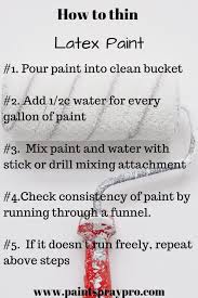 How To Thin Water Based Paint For A Spray Gun 4 Simple Steps