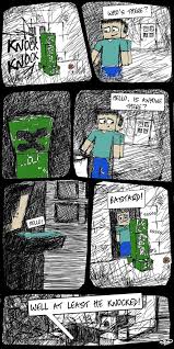 Minecraft Knock Knock Comic Joke