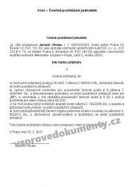 Při cestě přitom s sebou musí mít čestné prohlášení s informacemi, kdy, kam a proč se pohybují mimo okres. Cestne Prohlaseni Jednatele Vzor Platny Od 1 Ledna 2021 Vzory Smluv Vzory Plnych Moci A Dalsi Vzory Ke Stazeni Pripravene Pravniky Pravidelne Aktualizovane Ihned K Pouziti Platit Lze Sms Ci On Line
