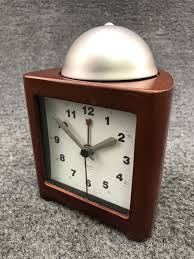 Michael Graves Design For Target Dome Bell Quartz Wood Table Alarm Clock Ebay Table Alarm Clock Alarm Clock Clock