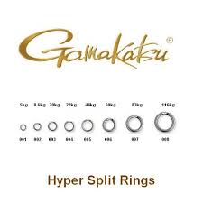 gamakatsu hyper split ring by db angling supplies by db