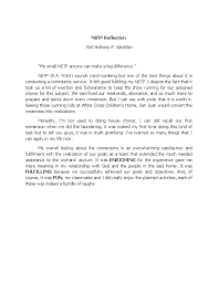 A reflection paper is rather easy to write. Nstp Reflection Docx