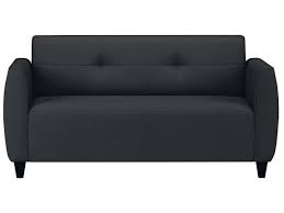 Canape Fixe 2 5 Places Sam Coloris Noir En Pu Vente De Canape Droit Conforama Canape Droit Canape Fixe Canape