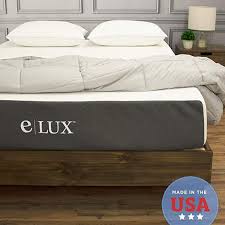 Gel Memory Foam 10 Inch Mattress Made In The Usa By Eluxurysupply California King Memory Foam Mattress Foam Mattress Firm Memory Foam Mattress