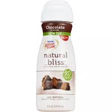 Get a little pep in your step by starting your day with this chocolate coffee oatmeal! Nestle Coffee Mate Natural Bliss Coffee Creamer Chocolate Flavor Robert Fresh Shopping