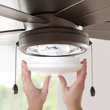 Powered ceiling fan and/or light without any switches (no switches) switching the light and using the pull chain for the fan (single switch) is there a way to use my existing light fixture for my ceiling fan light? Ceiling Fan Light Kits Ceiling Fan Parts The Home Depot
