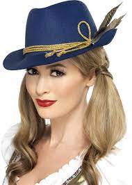 Authentic Bavarian Trenker Oktoberfest Hat With Feathers By Smiffy Oktoberfest Hat German Costume Oktoberfest Oktoberfest