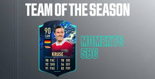 It shines with a few quality cards, but perhaps even more important are the headliners upgrades it leads to. How To Complete Tots Moments Kruse Sbc In Fifa 21 Ultimate Team Dot Esports
