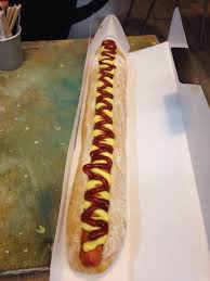 Made a hot dog, 1,996 feet (608 m) long, in commemoration of the 1996 summer olympics in atlanta. The Longest Hot Dog Ever Yummy Frankfurter And Spicy Dressings Picture Of Ciabatta Cafe And Bakery Rotorua Tripadvisor