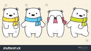 Bear Vector Polar Bear Panda Logo Icon Scarf Kid Illustration Character Doodle Cartoonpanda Logo Icon Bear Polar Bear Cartoon Polar Bear Drawing Doodle Cartoon