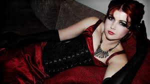 With the look of the two sitting down i assume they might be. Wallpaper Women Redhead Model Blue Eyes Red Black Hair Fashion Gothic Clothing Beauty Woman Lady Leg Costume Photo Shoot Goth Subculture 1920x1080 Bratomo96 194086 Hd Wallpapers Wallhere