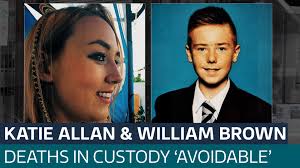 An inquiry found the deaths of 21-year-old Katie Allan and William Lindsay  while in custody in Scotland 'might have been avoided,' ITV News  Correspondent Peter Smith reports