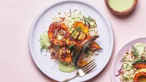Squash With Yogurt Sauce And Frizzled Onions Recipe Recipe Frizzled Onions Recipe Onion Recipes Recipes