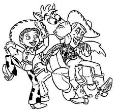 This collection includes mandalas, florals, and more. Jessie Bullseye And Woody Are Dancing In Toy Story Coloring Page Download Print Onli Toy Story Coloring Pages Disney Coloring Pages Cartoon Coloring Pages