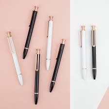 These Monterey Ballpoint Pens Are Must Haves For Sure Pens Cute Pens Black And White Rose Gold Copper Cute Office Supplies Rose Gold Pen Cute Pens