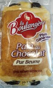 Pain Au Chocolat Pur Beurre La Boulangere 50 G