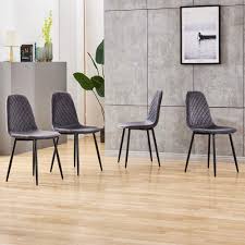 99 $20.00 coupon applied at checkout save $20.00 with coupon Boju Grey Kitchen Dining Room Chairs Set Of 4 Tufted Velvet Upholstered For Restaurant Occasional Accent Office Reception Chairs Padded Seat With Black Metal Legs Buy Online In Aruba At Aruba Desertcart Com Productid