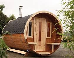 Wolff Finnhaus Saunafass 330 De Luxe Thermoholz Saunafass Fasssauna Sauna