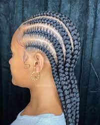 The Back Close Up Because You Rarely See It Her Natural Hair Color Braided Hairstyles Braided Hairstyles For Black Women Cornrows Braids Hairstyles Pictures