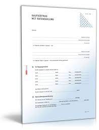Rechtssicheres muster sofort zum download. Kaufvertrag Mit Ratenzahlung Vorlage Zum Download