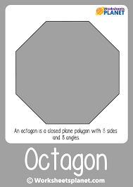 Just like the other polygon a regular one has a close shape having equal length sides and interior angles too having the same. Octagon Shape For Kids