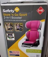 Safety First Store N Go Sport 2 In 1 Booster Pink New In Box Booster Car Seat Booster Car Seats