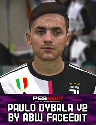 Follow me on instagram, twitter & facebook Pes 2017 Faces Paulo Dybala By Abw Faceedit Pes Id Download Gratis Patch Pes Terbaru Dan Terupdate