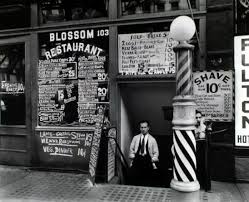 Barber Shop Pole Black And White Pin By Benjamin X On Barbershop Reference Berenice Abbott Barber Shop Vintage Berenice