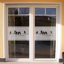Elegante Glasdekorfolie Mit Einem Vogelmotiv Dekorativer Blickfang Und Gleichzeitig Ein Schoner Sichtschu Fensterfolie Sichtschutzfolie Fenster Innenglasturen
