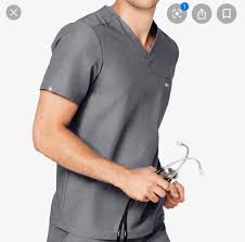 Nwt Figs Scrubs Mens Top Xl On Mercari In 2020 Long Sleeve Tshirt Men Mens Tops Medical Scrubs Men
