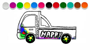 Cara gambar mobil polisi : Halaman Download Menggambar Dan Mewarnai Mobil Pick Up Drag In 2020 Easy Draw
