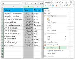 By default, the locked option is enabled for all cells on the sheet. How To Protect Lock Hidden Columns In Excel