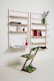 使うときだけ出して使う 壁に収まるシンプルな壁面収納 flapps shelf 家具のアイデア 棚のデザイン インテリア 収納
