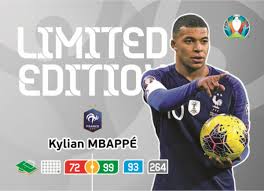 Uefa works to promote, protect and develop european football across its 55 member associations and organises some of the world's most famous football. Uefa Euro 2020 Adrenalyn Xl Le Card Kylian Mbappe