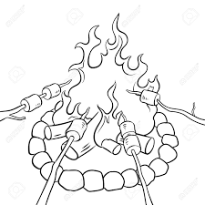 guimauve sur le vecteur de livre coloriage brosse a feu clip art libres droits vecteurs et illustration image 93223849 barbie imprimable
