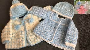 Karfitses Gia Zaketes Dyo Egxrwmes Mallines Mployzes Meros 1 Youtube Baby Cardigan Baby Sweater Patterns Crochet Baby Clothes