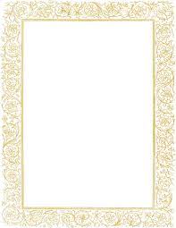 Victorian Floral Border Gold Clip Art Borders Page Borders Design Vintage Borders
