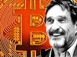 Prominent bitcoin bull john mcafee suddenly defects on bitcoin, calling it 'the true shitcoin' and makes a bet on alts. John Mcafee Bitcoin Movement Is Unstoppable Thestreet