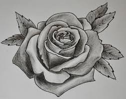 Small rose tattoo behind the ear is very good thinking about getting small tattoo designs. Black And Grey Rose Drawing Tattoo Drawing Rose Tattoo Pinterest Tattoo Drawings Grey Rose Drawing Tattoo Tattoo Drawings Tattoo Design Drawings