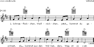 Du wohnst in den wolken, dein weg ist so weit. Schneeflockchen Weissrockchen