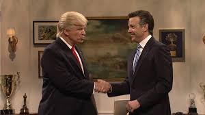 Alec Baldwin Responds After Trump Blasts Saturday Night Live As One Sided Biased Show Abc News But sean hannity has read it and he's so excited, he texted me an eggplant. trump promised that pardons.
