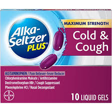 Your provider may need to change some of the medicines you are taking while you're pregnant. Alka Seltzer Plus Cold Cough Liquid Gels 10 Ct